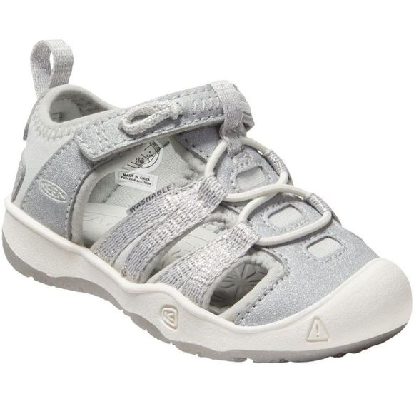 KEEN Baby Toddler Flat And Flexible Lightweighr Moxie Sandals Silver Size 5 NWT - Picture 2 of 8